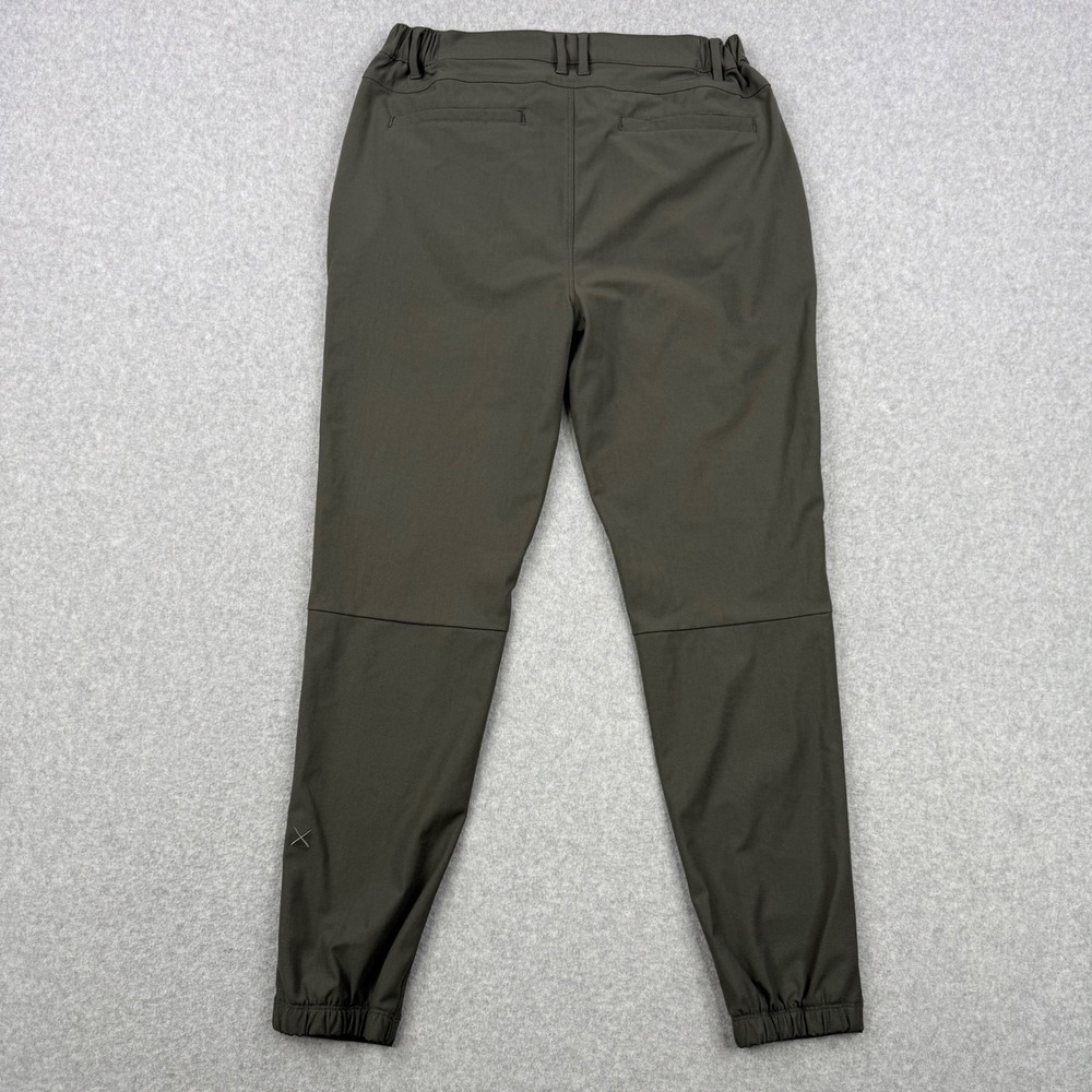 Cuts Clothing‎ Jogger Mens Medium Olive Green AO Performance Stretch Golf Pants - Picture 4 of 13